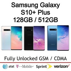 Samsung Galaxy S10+ Plus G975U 128GB/512GB 6.4″ Unlocked Smartphone OPEN BOX A++