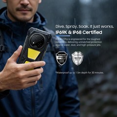 Blackview ROCK 2 Pro 5G AI Rugged Smartphone 32GB+256GB Android 16 15000mAh NFC