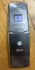 Motorola RAZR V3xx – Black (AT&T) Flip Cell Phone – USED IN VERY GOOD CONDITION