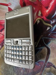 Nokia E61‑1 Silver Unlocked 64MB QWERTY Mobile Button Phone Untested RM-88
