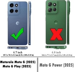 Moto G 2025/2026 Case: Shock-Absorption Flexible TPU Rubber Protective Cover