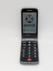 Alcatel OT Jitterbug Flip 4043S – Gray ( GreatCall ) 4G LTE OneTouch Smartphone