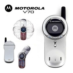 Motorola V70 GSM Red Monochrome Dual Band Cell Phone_