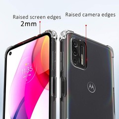 Clear Case for Motorola Moto G Stylus 2021 with Tempered Glass Screen Protectors