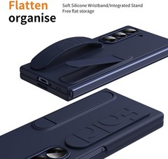 Samsung Galaxy Z Fold 7 Protect Case with Wristband Stand and Full Body Protecti