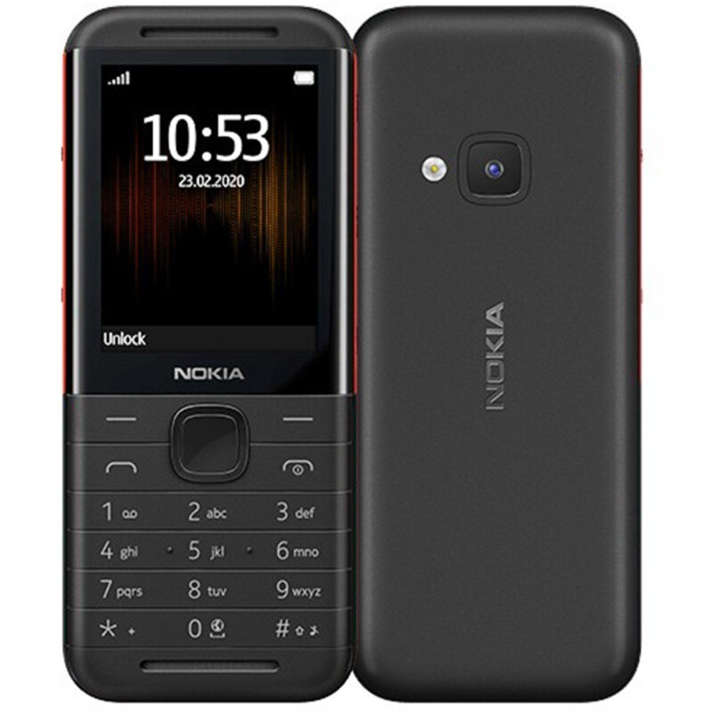 Original Nokia 5310 MP3 FM GSM 2G 2-SIM 2.4-inch feature phone, unlocked, black