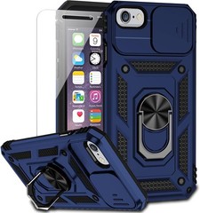 iPhone SE (3rd and 2nd gen) 2022 and iPhone 8/7/6 Case with Camera Lens Cover