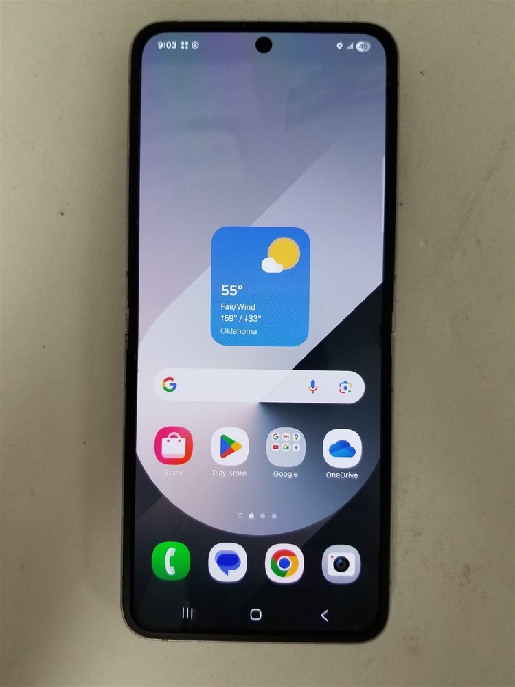 Samsung Galaxy Z Flip6 256GB Silver SM-F741U (T-Mobile) Damaged zD2668