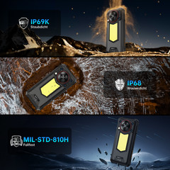 OUKITEL WP53S Rugged Smartphone 11000mAh Battery 16B+128GB 6.52″ FHD+ IP68/IP69K