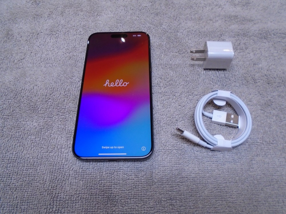 Apple iPhone 15 Pro Max, 256gb, Black Titanium, Carrier Unlocked, Excellent!!!