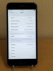 Apple iPhone 6s Plus – 16GB – Space Gray (Unlocked) A1634 (CDMA + GSM) (BH:76%)