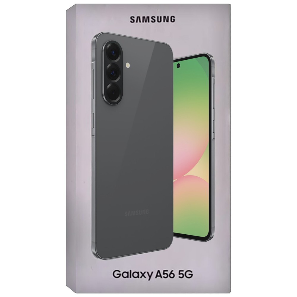 Samsung Galaxy A56 5G Awesome Graphite 128GB + 8GB Dual-SIM Unlocked GSM NEW