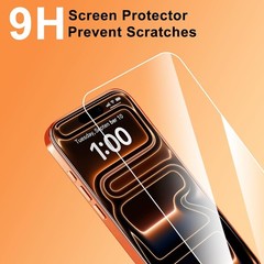Glossy Luxury Magnetic iPhone 17 Pro Max Case with Screen Protector & Camera Pro