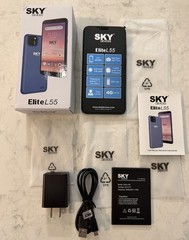SKY Devices Elite L55 8GB New Black (Unlocked) 5.5” IPS Smartphone 4G VoLTE
