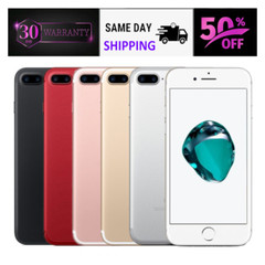 Apple iPhone 7 Plus Verizon Unlocked At&t iOS T-Mobile -32GB 128GB- Red/Black
