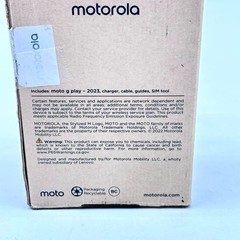 Moto G Play Smartphone (2023) 32GB Navy Blue Unlocked PAVA0014US