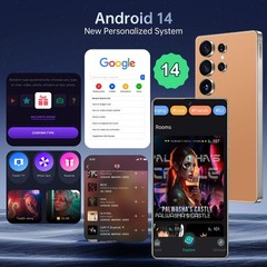 I25 Ultra Smartphone 16G+512G Android Smartphone, 6.99″ FHD+ Display Dual Camera