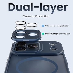 Magnetic Case for iPhone 17 Pro with Full Camera Protection & Drop Protection