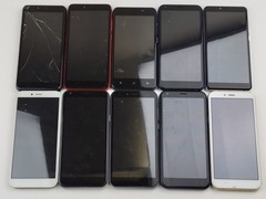 (Lot of 10) *REPAIR* MIXED MODEL SKY Devices (GSM Unlocked) Dual SIM Smartphones