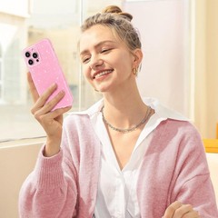 Case for iPhone 14 Pro Max Glitter Cute Sparkly Shiny Bling Phone Cases 6.7″