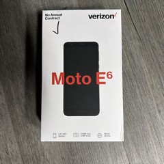 Motorola Moto E6 – 16 GB – Starry Black (Verizon)