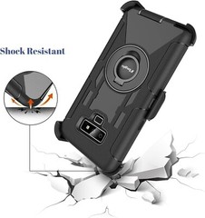 Samsung Galaxy Note 9 Shockproof w/ Kickstand Belt Clip Holster Cover Case NEW