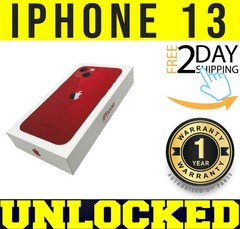 Apple iPhone 13 – 256GB (FACTORY UNLOCKED) ✅ 1 YEAR WARRANTY ✅ RED ❖SEALED❖