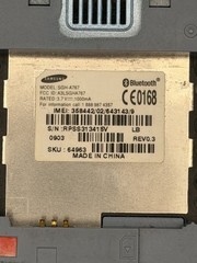 Samsung Propel SGH-A767 Blue (AT&T) No Battery Parts Phone Only