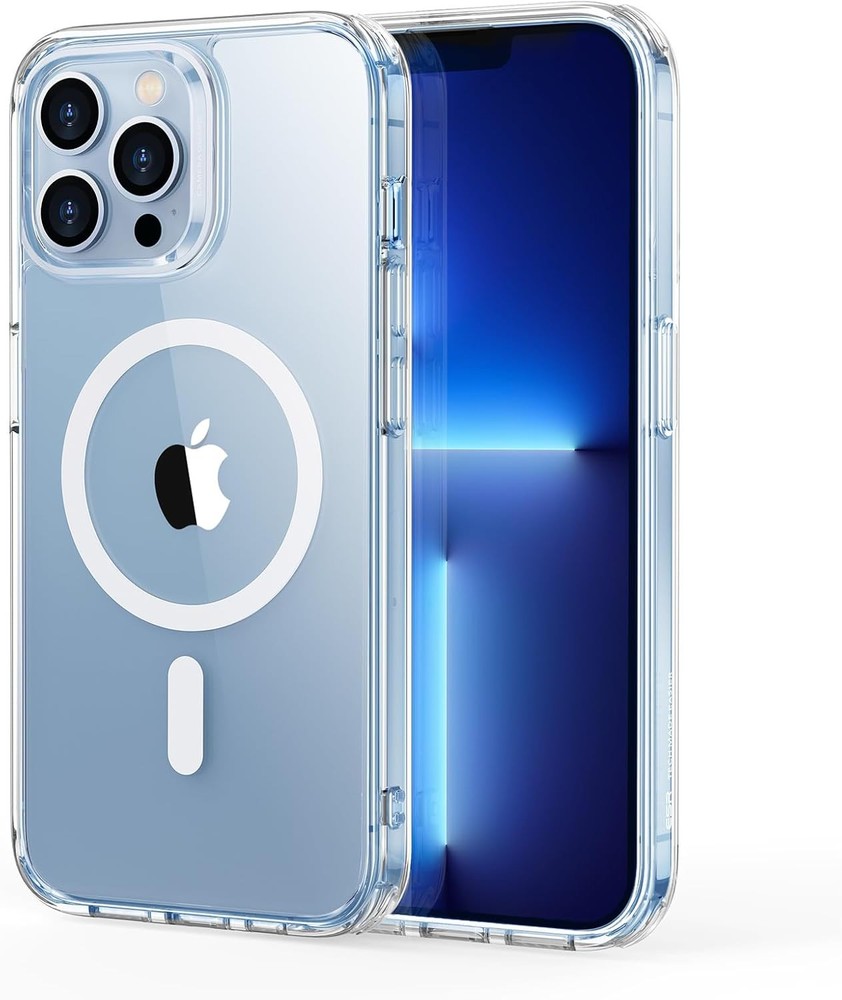Clear Hybrid Case for iPhone 13 Pro, Military-Grade Shockproof Protection, ESR
