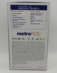 Alcatel One Touch Fierce XL 16GB Android Smartphone Metro PCS Locked 5.5″ HD 8MP