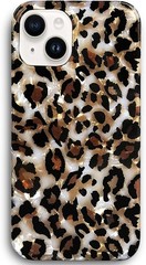 Luxury Sparkle Translucent Clear Leopard Cheetah Print Case Compatible with iPho