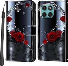 1. For Motorola Edge 2025 Edge 60 Fusion Case Wallet, Rose Butterfly, Shockproof