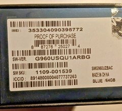 Samsung Galaxy S9 SM-G960U Xfinity Only 64GB Dark Blue