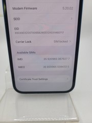 Apple iPhone 13 A2482 AT&T Carrier ONLY Blue 128GB iOS 26.2