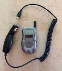 Motorola Nextel IC502 Flip Phone Gray Untested ROUGH