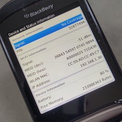 BlackBerry 9670 Flip Phone Smartphone Black Sprint Clamshell QWERTY, New Battery