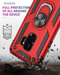 For Samsung Galaxy S9 Plus Case with 2 Screen Protector, Military Class with 360