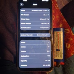 Apple iPhone 17 Pro 256GB, Cosmic Orange, Unlocked Smartphone. Ships
