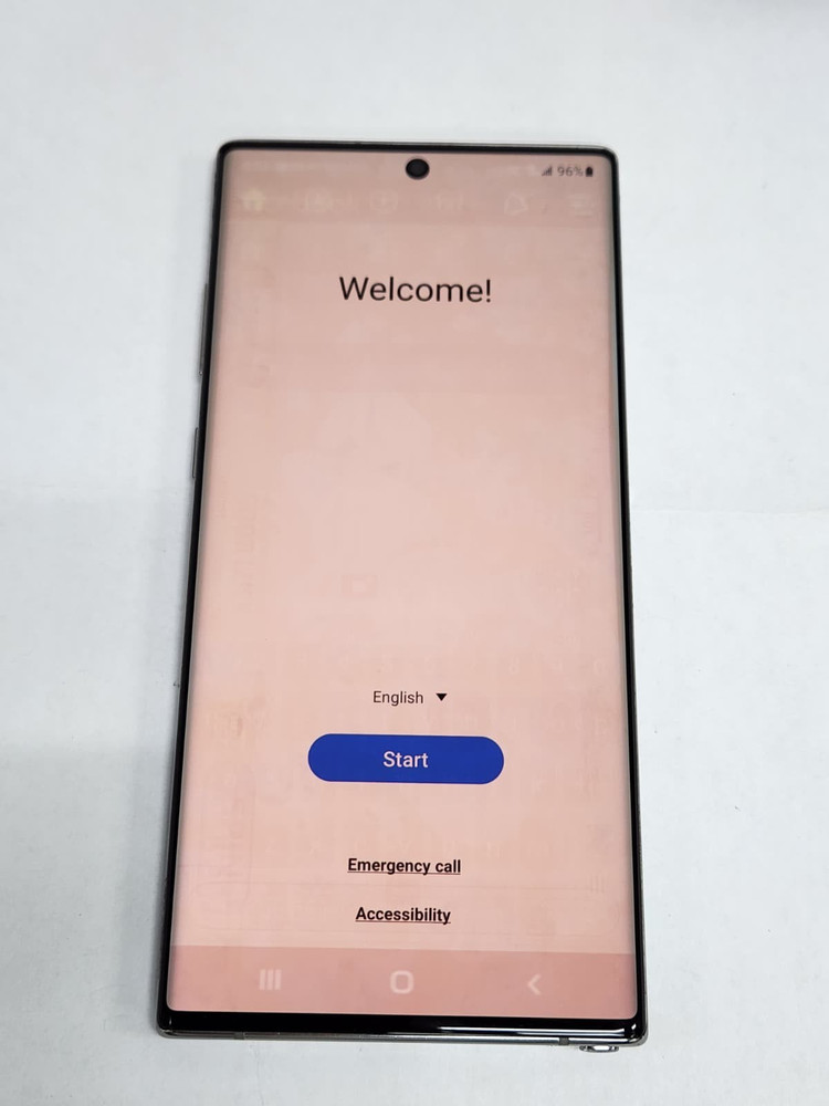 DEFECTIVE – Samsung Galaxy Note 10+ – 256GB – Aura Glow – GSM Unlocked – 9736