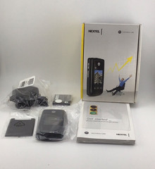 AS IS for PARTS – Nextel Motorola i890 Sealed in Open Box Flip Phone Box Damage