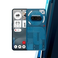 Nothing Phone 3(a) 5G Android Cell Phone (BLUE/12GB+256GB/Dual SIM/Unlocked)