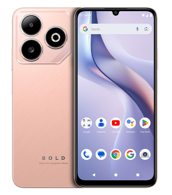 BLU Bold K12|2025|Unlocked | 6.8” HD+ 120Hz Display |50MP Main + 8MP| 128GB