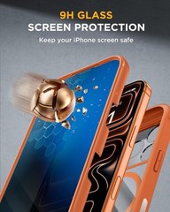 Magnetic iPhone 17 Pro Max Case with Privacy Screen Protector and Full Camera Pr