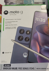 Cricket Wireless Motorola Moto G Stylus 2025 128GB Prepaid Smartphone NEW