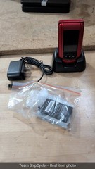 Ushining 3G Unlocked Flip Cell Phone for Senior KidsEasytoUse Big Butto G1N