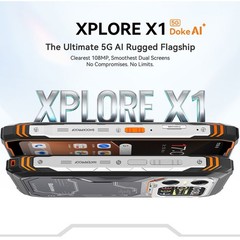Blackview XPLORE X1 5G AI Rugged Smartphone Android 15 Waterproof Dimensity 7050