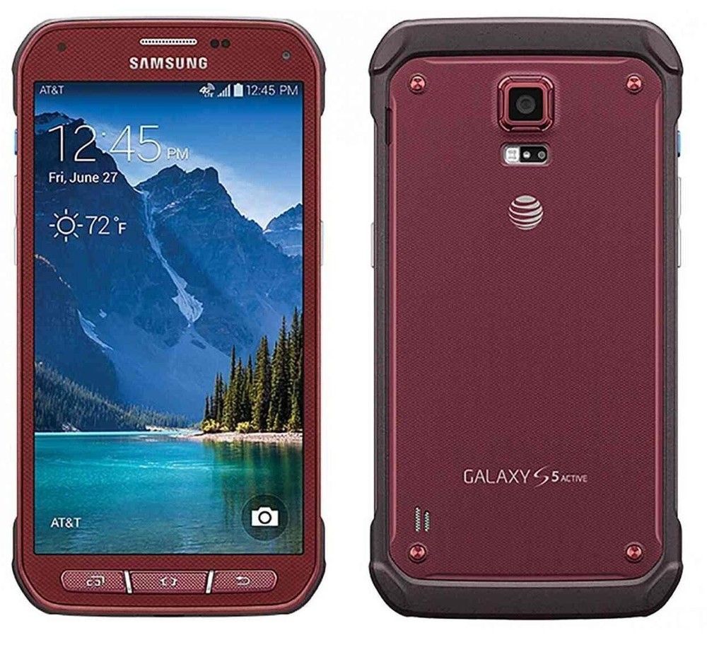 Samsung Galaxy S5 Active G870A 16GB AT&T Android Unlocked Smartphone Good US B+