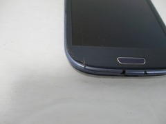 Samsung Galaxy S3 phone (Sprint) blue Cracked screen part only