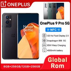OnePlus 9 Pro 5G 8/12GB RAM 256GB Storage Dual SIM 4500mAh Octa Core Unlocked