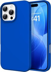 Case for iPhone 16 Pro Max 6.9” Smooth Liquid Silicone Soft Gel Rubber Cover